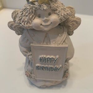Abbey Press Angel “Happy Birthday “ Figurine Resin